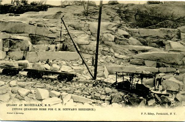 Postcard of quarry