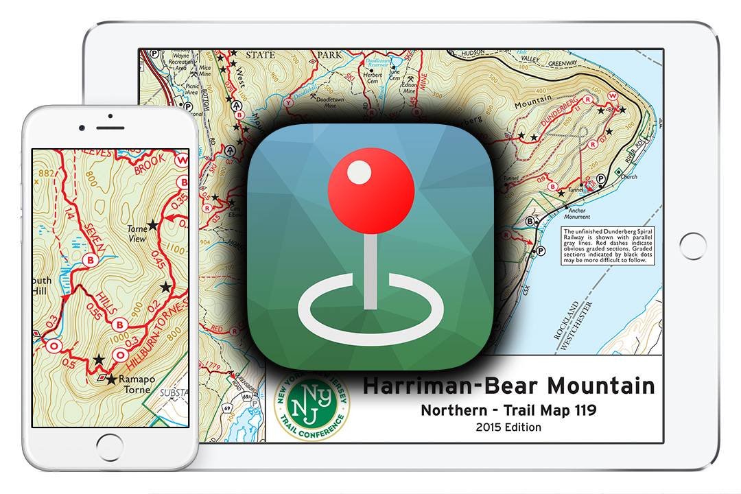 Find 60+ trail maps through the Avenza Maps app
