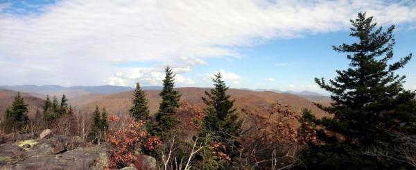 The view from Cross Mountain