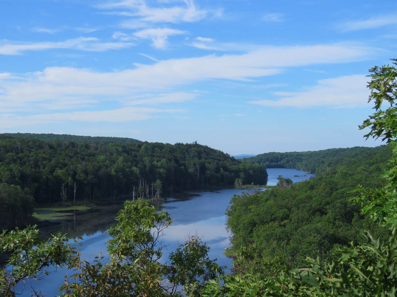View of Canopus Lake from the Appalachian Trail in Fahnestock State Park. Photo Credit: Daniela Wagstaff