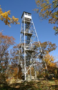 Jackie Jones Fire Tower in Harriman State Park. Photo by NYS DEC.