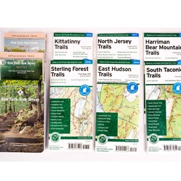 New York _ New Jersey Appalachian Trail Map + Book Combo.