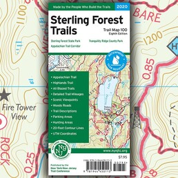 2020 Sterling Forest Trails Map.