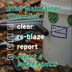 Trail Maintainer Checklist. Graphic / Photo by Heather Darley.