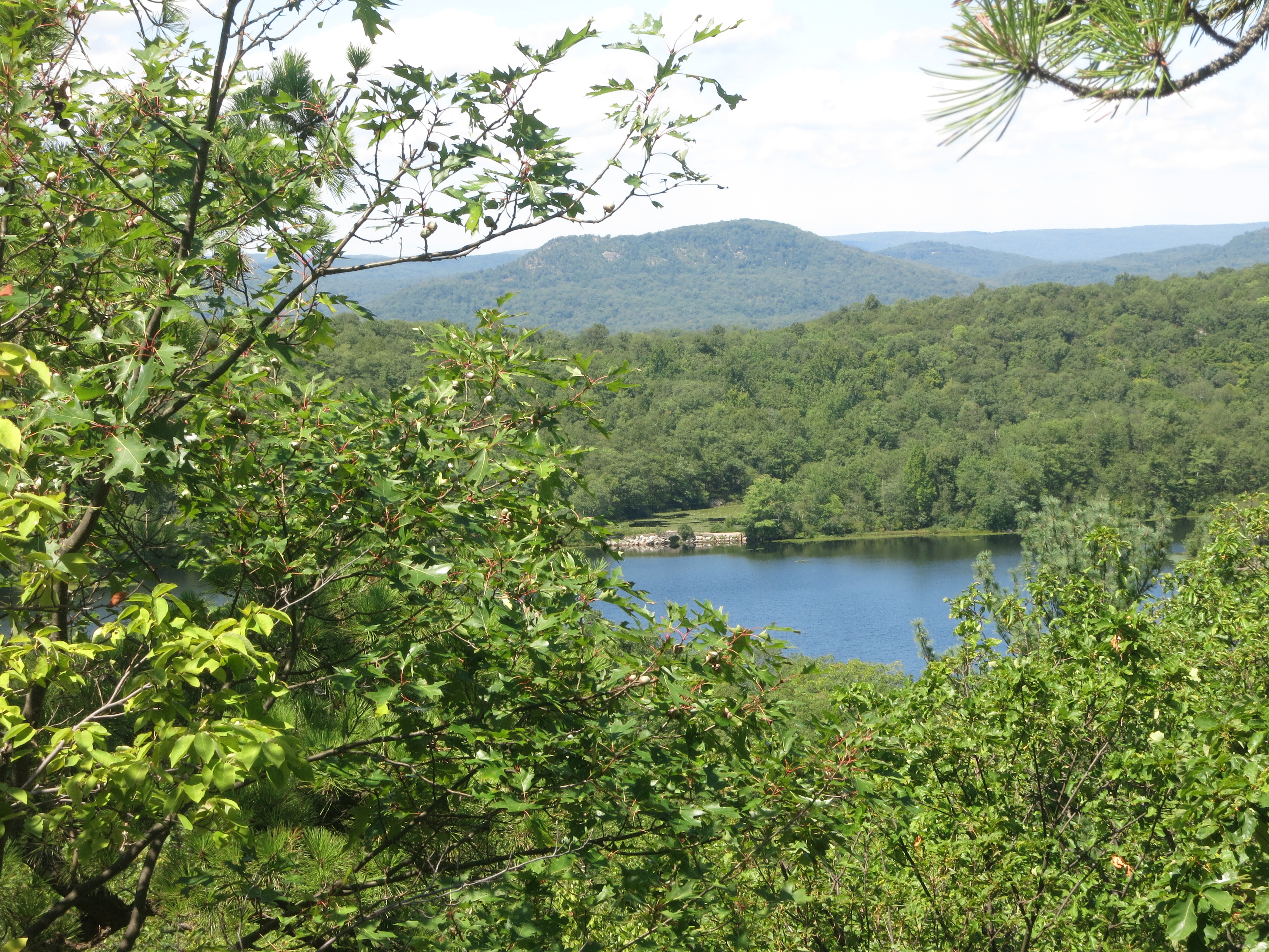 Ramapo Lake and the Wyanokies from the LeGrande Hill Loop Trail - Photo by Daniel Chazin