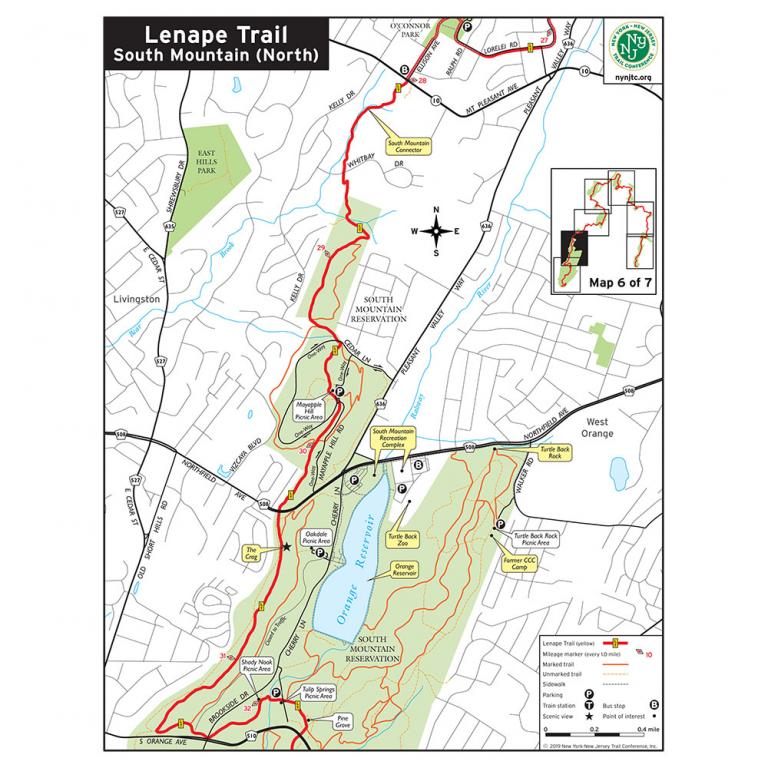 Lenape Trail Map 6 of 7