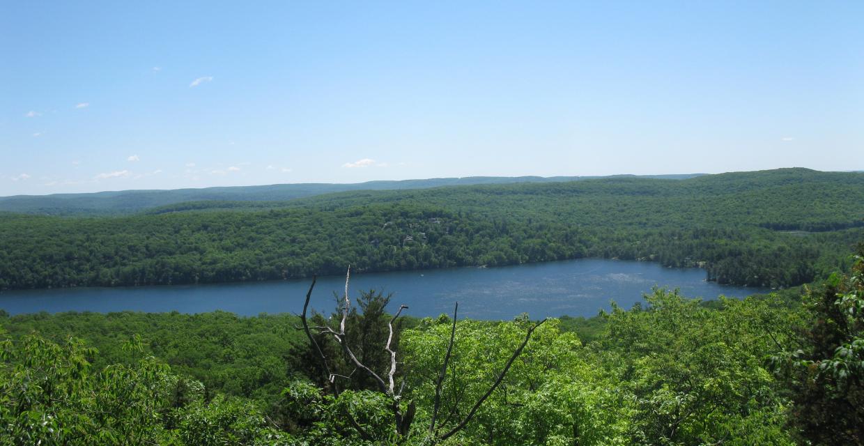 Sterling Lake from the Sterling Ridge Trail - Photo by Daniel Chazin
