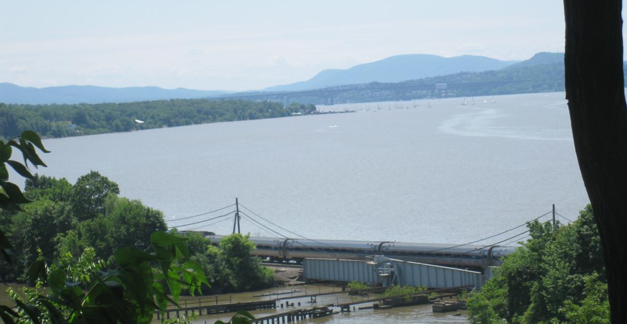 View of the Hudson River from the Wappinger Greenway Trail - Photo by Daniel Chazin