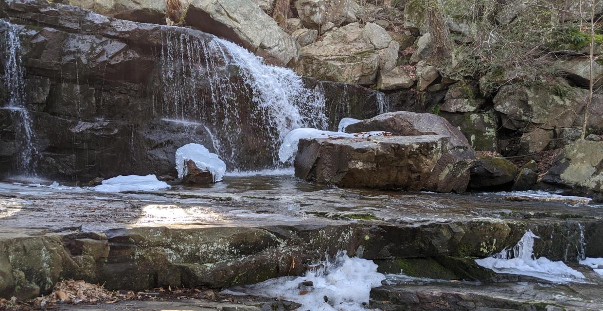 Mineral Springs Waterfall in Black Rock Forest. Photo credit: Amber Ray