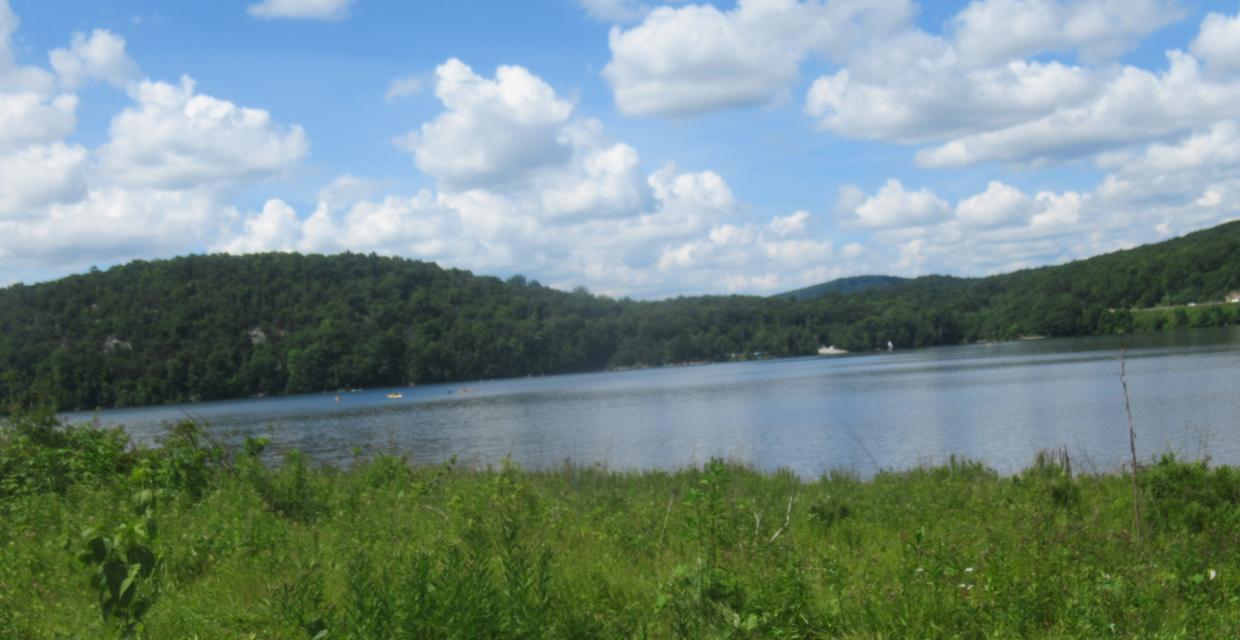 Monks Mountain and Monksville Reservoir from the Stonetown Circular Trail - Photo by Daniel Chazin