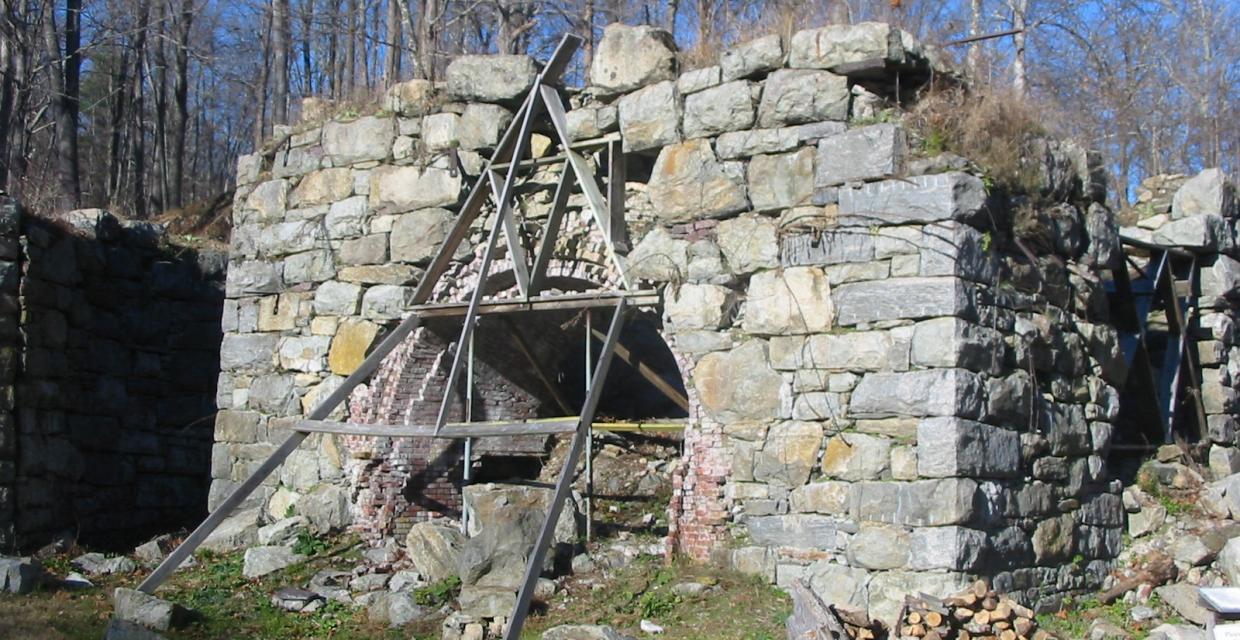 Ruins of Long Pond Ironworks Furnace - Photo by Daniel Chazin