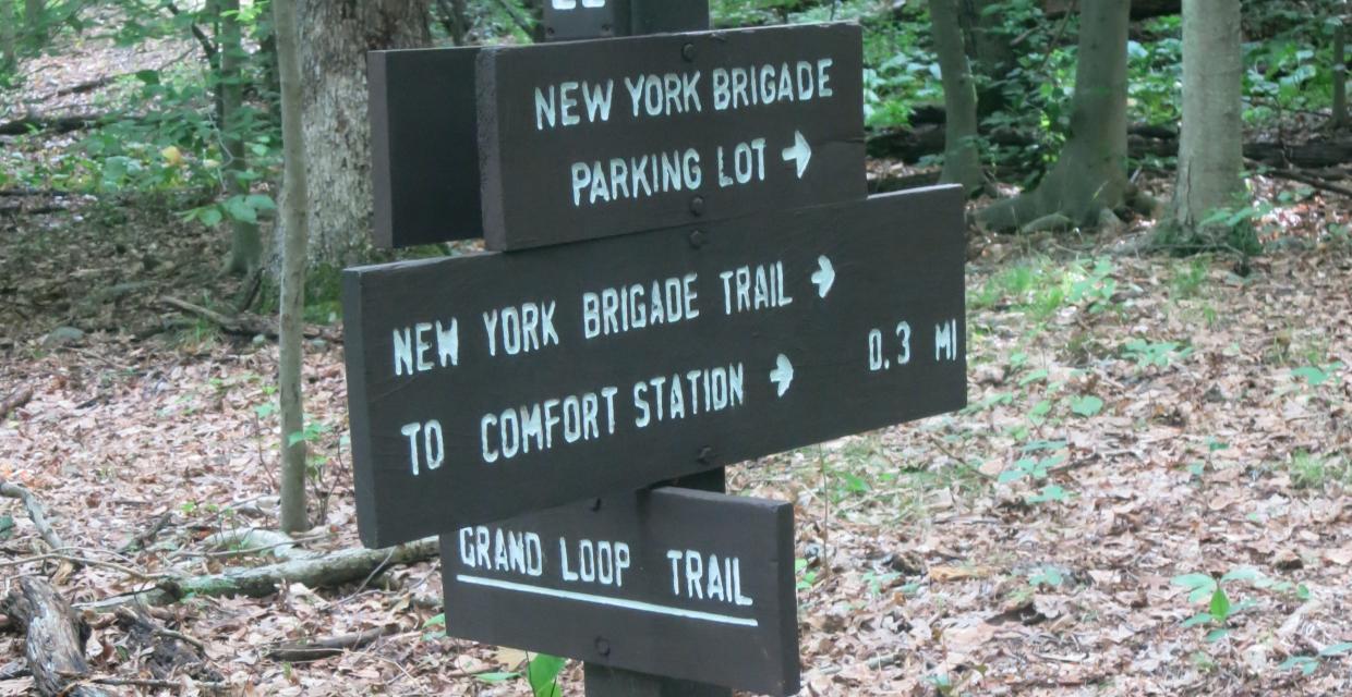 The Grand Loop Trail in Morristown Historical Park. Photo by Daniel Chazin.