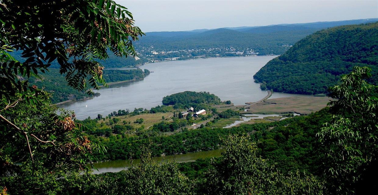 Hudson River and Iona Island from the Scenic Drive. Photo by Daniel Chazin.