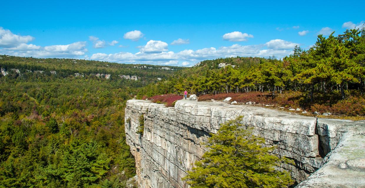 View along the trail to Gertrude's Nose - Minnewaska State Park Preserve - Photo: Bill Roehrig