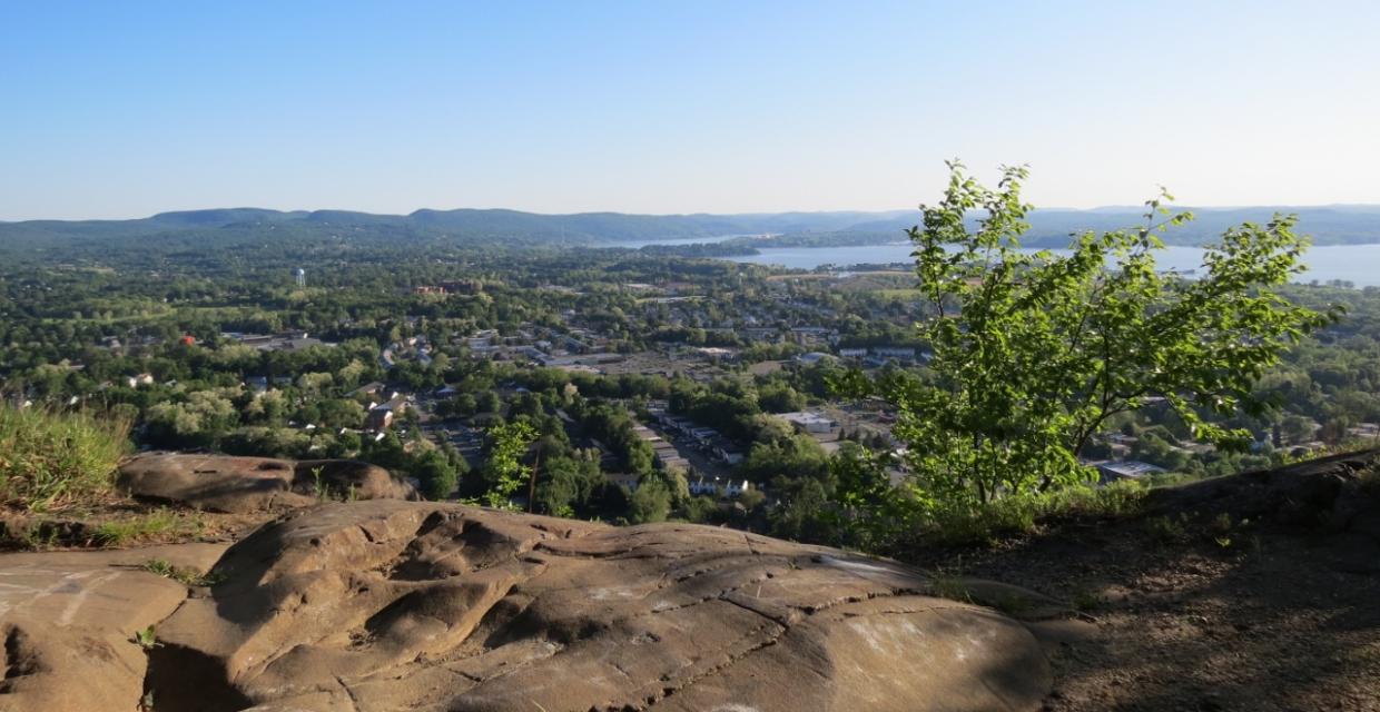 View of Haverstraw from Little Tor at High Tor State Park - Photo credit: Daniela Wagstaff