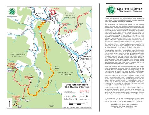 Long Path Map – Catskills Relocation near Phoenicia