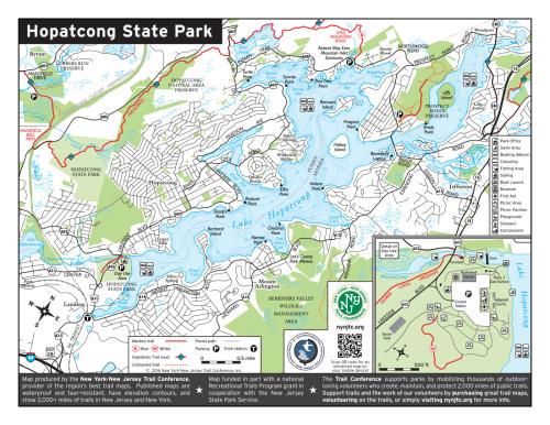 Hopatcong State Park Map