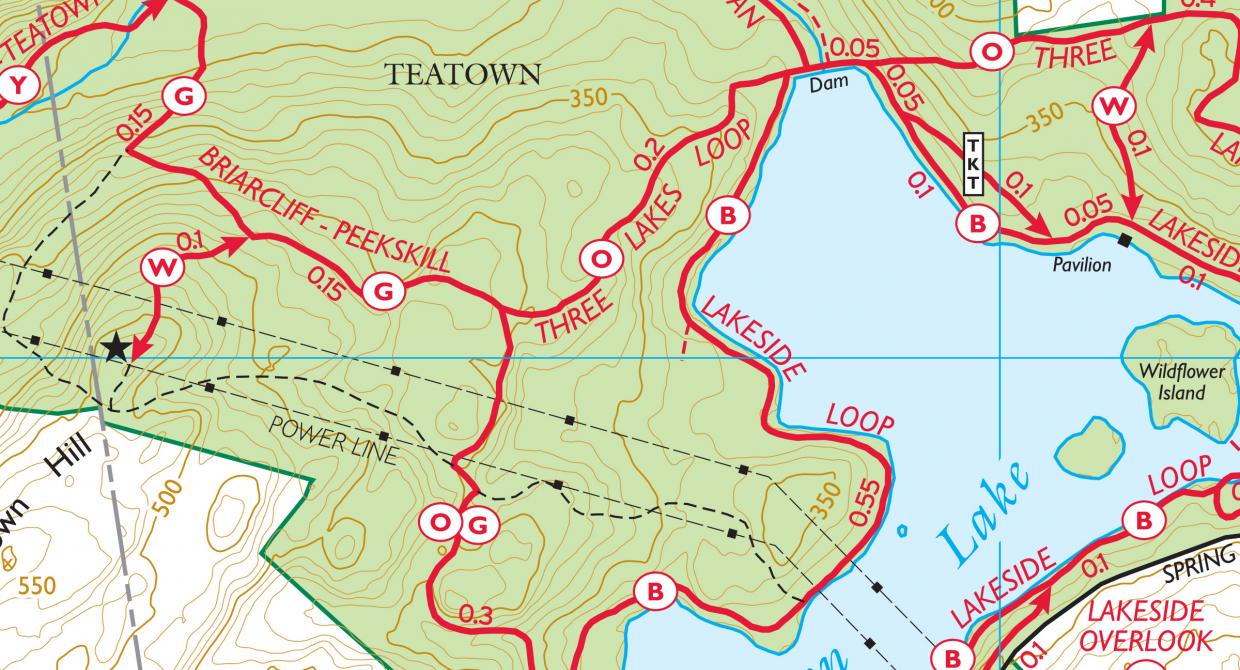 Westchester Trails Map Set Snippet