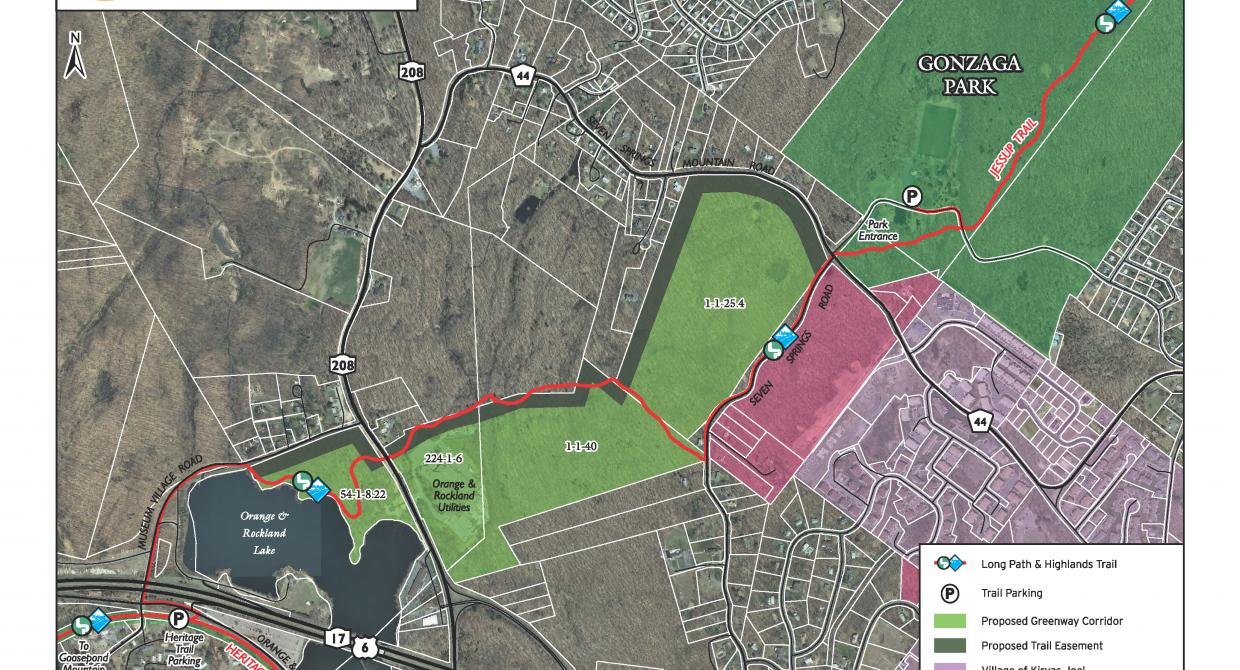 Long Path and Highlands Trail: Proposed Greenway Corridor, Orange County, NY