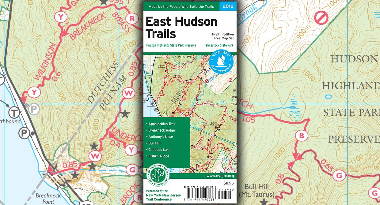 East Hudson Trails Map 2018 Cover