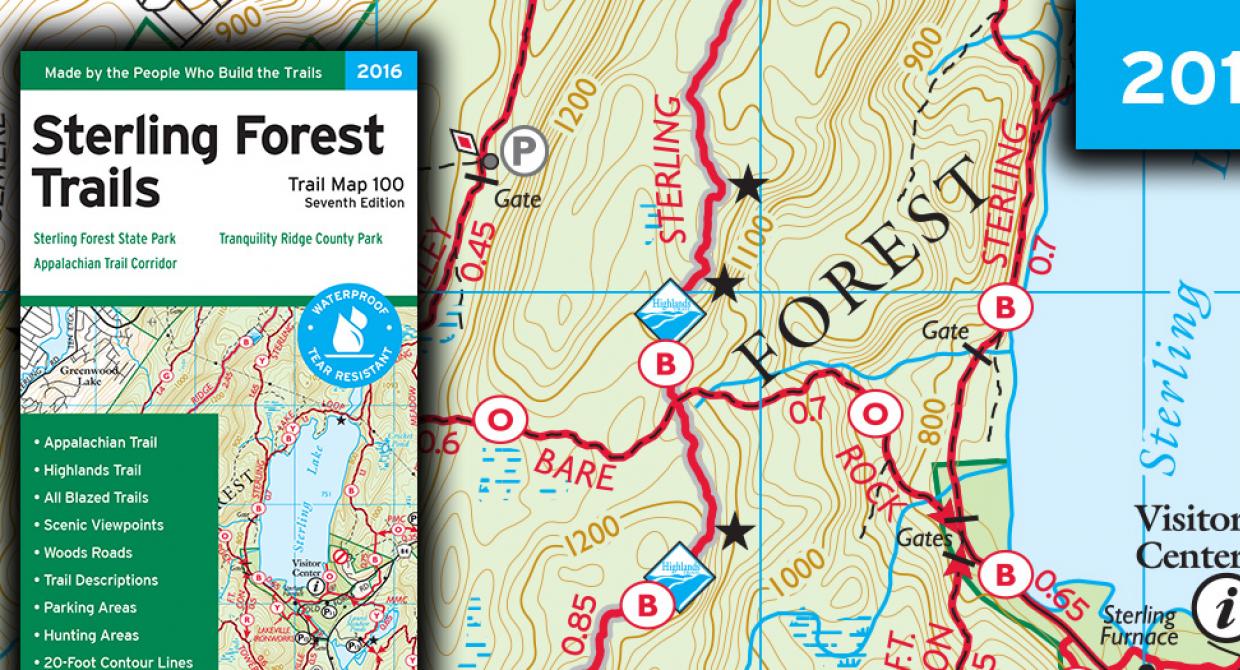 Sterling Forest Trails Map Sample