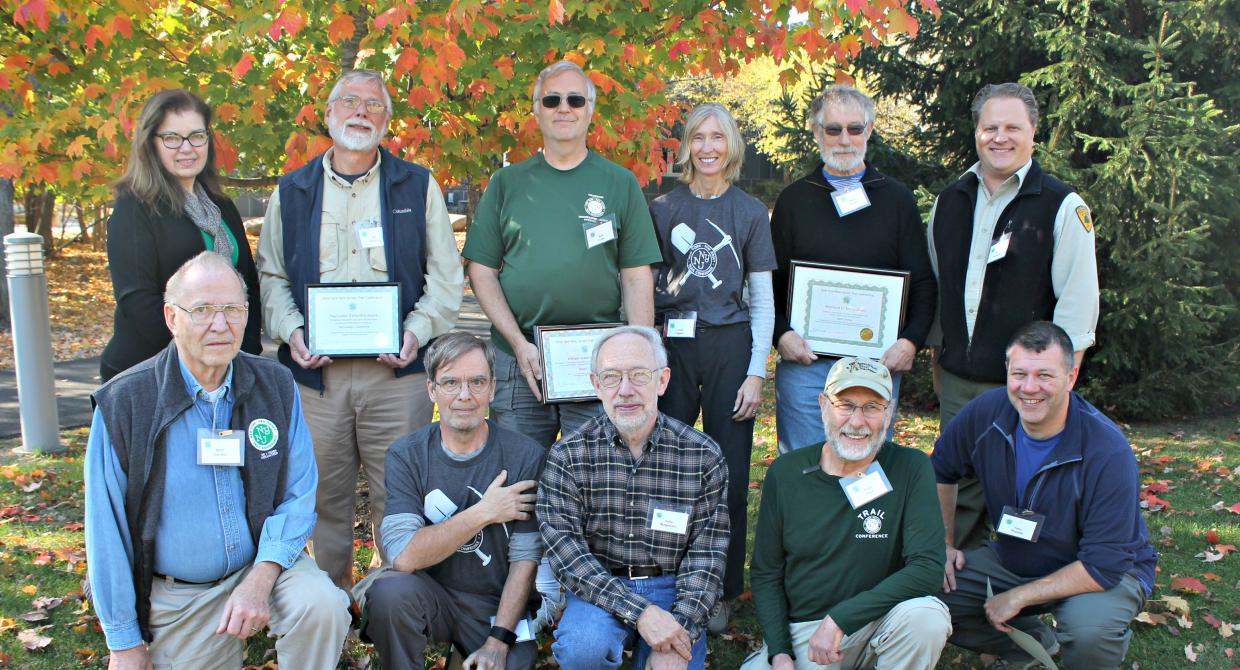 Honorees at the 2016 Trail Conference Volunteer Recognition. Photo by Amber Ray.