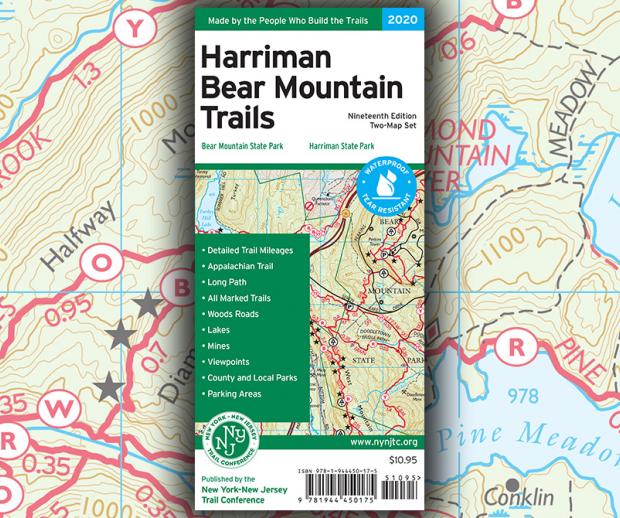 Harriman-Bear Mountain Trails Map 2020