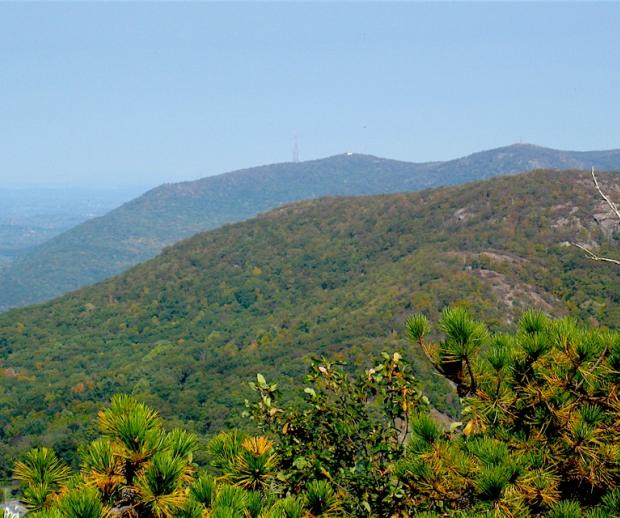 View of Mt. Beacon and Breakneck Ridge from Black Rock Mountain - Mt. Misery/Hill of Pines/Rattlesnake Hill/Black Rock Mountain Loop - Black Rock Forest - Photo by Daniel Chazin