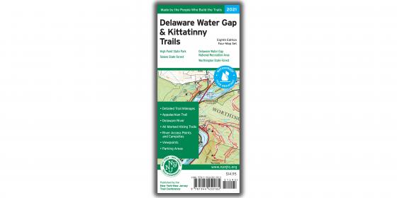 Delaware Water Gap & Kittatinny Trails Map Cover