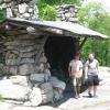 Hikers at the Big Hill Shelter - Photo by Daniel Chazin