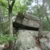 Balanced rock along the Highlands Trail - Photo by Daniel Chazin