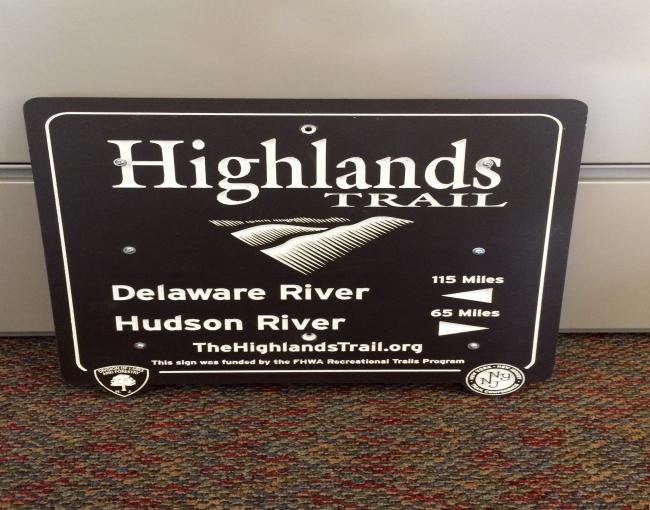 Highlands Trail Sign.