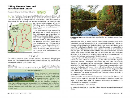 Walkable Westchester 3rd Edition Example 2-Page Spread