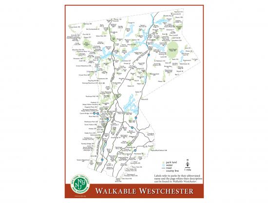 Walkable Westchester 3rd Edition Locator Map
