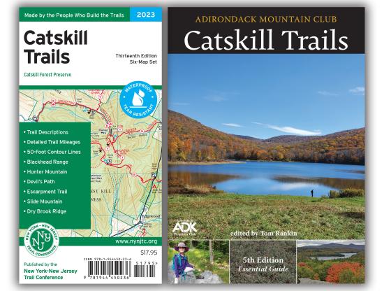 Catskill Trails Map, Catskills Park NY