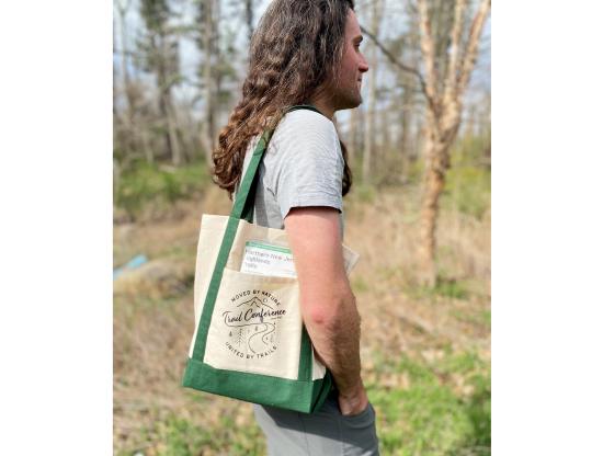 Tote Bag "Moved by Nature, United by Trails"