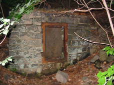Bunker once used to store dynamite. Photo by Daniel Chazin.