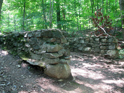 Stone Ruins along MacEvoy Trail. Photo by Daniel Chazin.