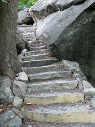 Spectacular Stone Steps. Photo by Daniel Chazin.