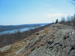 View from rock outcrop. Photo by Daniel Chazin.