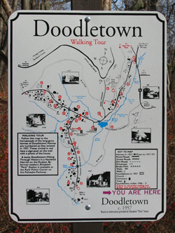 Doodletown walking map