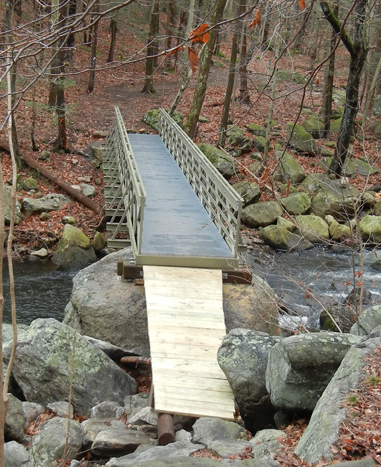 The finished Popolopen Bridge and north access