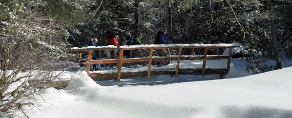 Snowshoeing at Minnewaska State Park Preserve