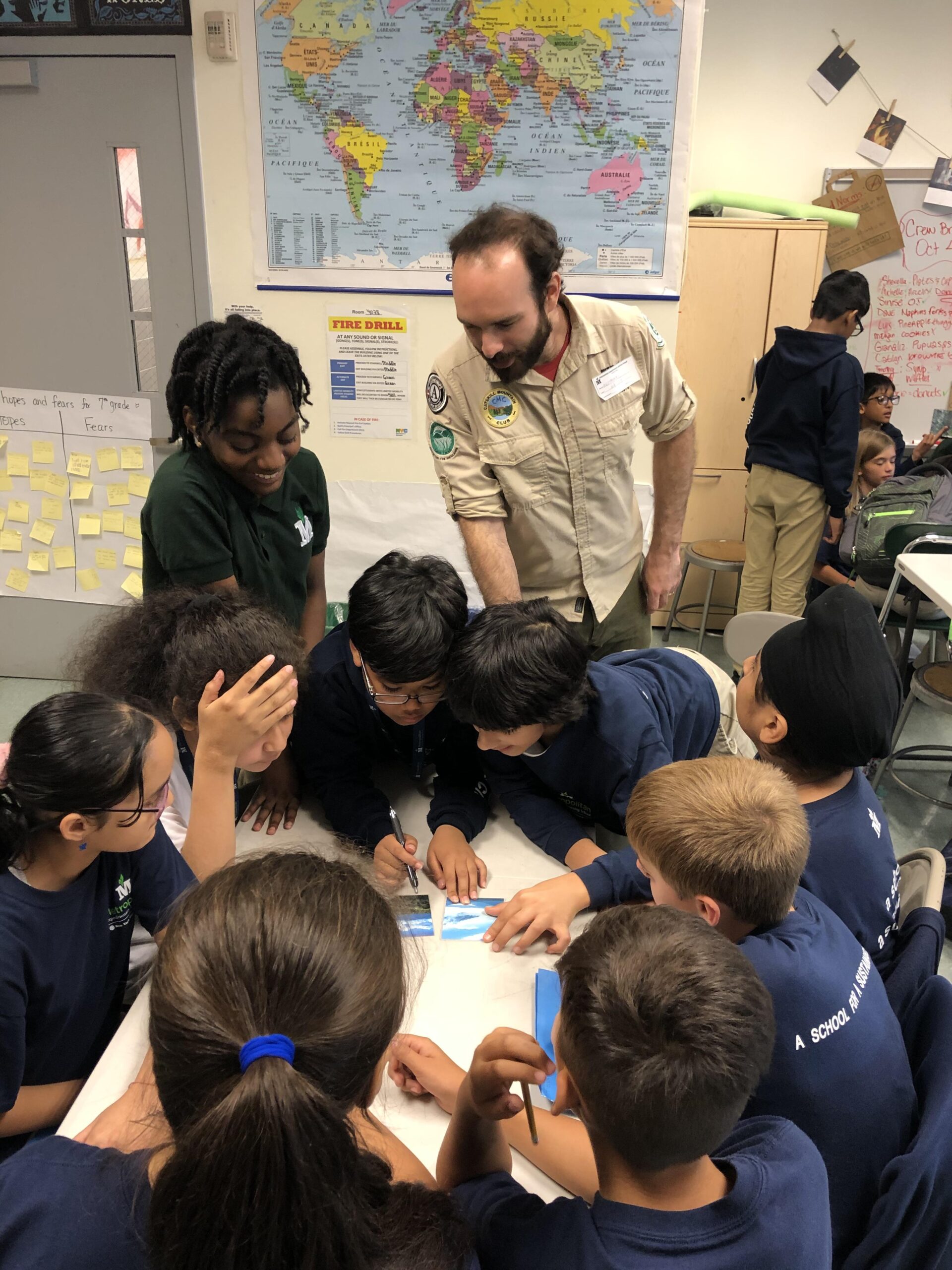Trail Conference Trail Stewards taught outdoor and Leave No Trace lessons at schools in the region. Photo by Melissa Cascini. Trail Conference Trail Stewards taught outdoor and Leave No Trace lessons at schools in the region. Photo by Melissa Cascini.