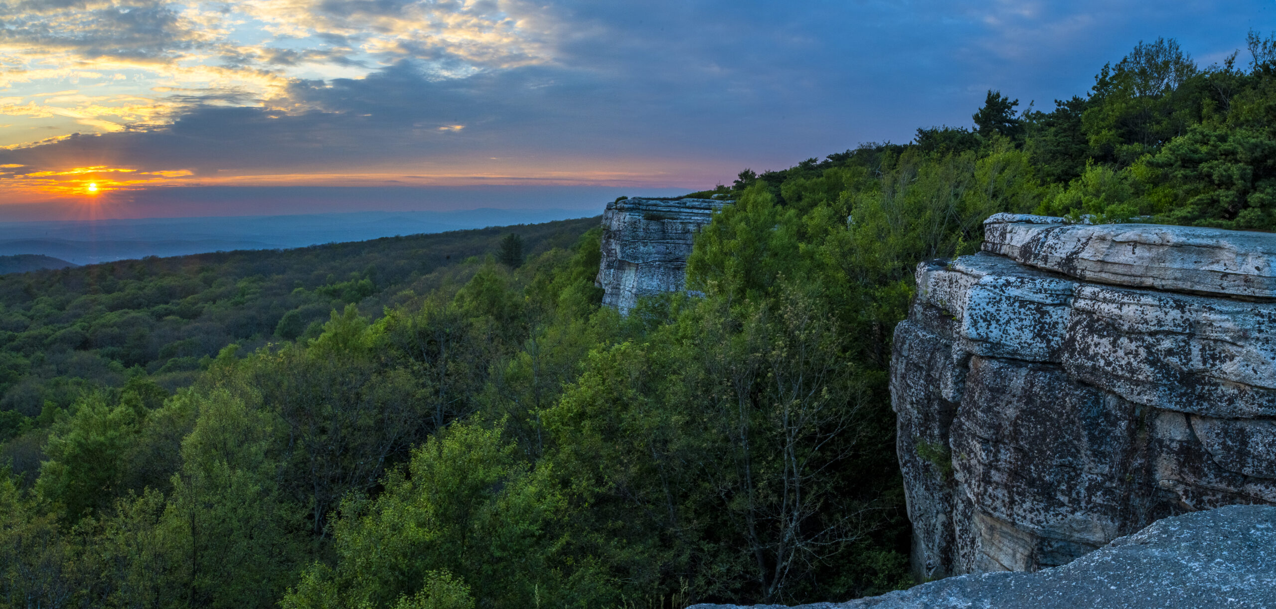 Sam's Point Solstice Sunset Pano Photo Credit: Steve Aaron