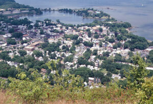 View of Haverstraw from High Tor. 2001 [MICHAEL WARREN]