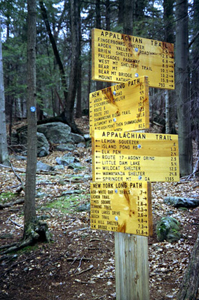 Appalachian Trail Junction. 2001 [ED WALSH]
