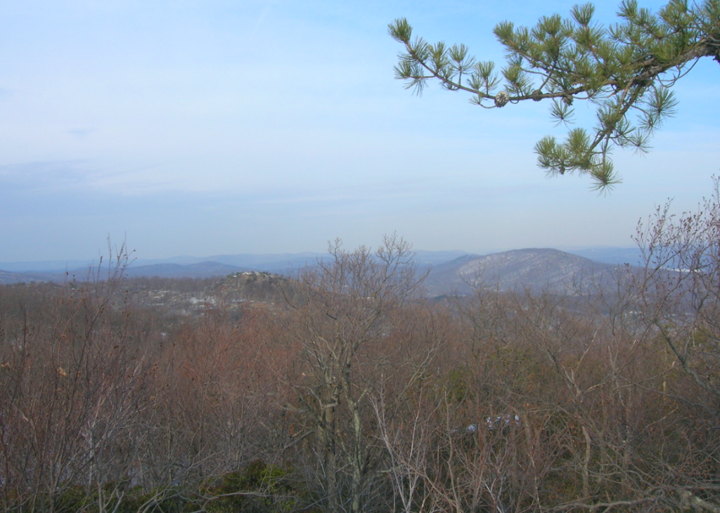 View of Wyanokie High Point and Windbeam Mountain from Carris Hill