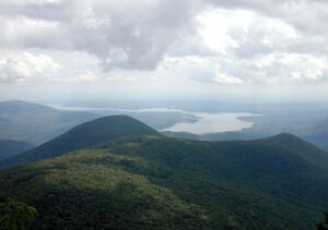The Ashokan Reservoir from Wittenberg Mountain. 2001 [HERB CHONG]