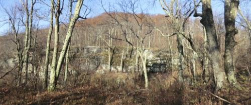 Escarpment off the Jennie Notch Road extension. 2012 [JAKOB FRANKE]